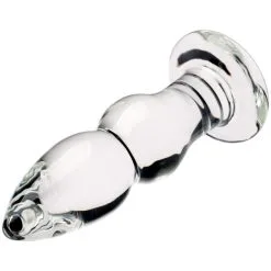 Sinful Groove Medium Analplugg I Glass -Onaniprodukter butikk 25445 sinful groove glass butt plug medium 02 product q100