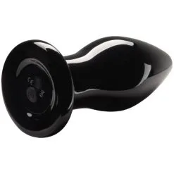 Sinful Glass Buzz Vibrerende Medium Analplugg -Onaniprodukter butikk 25632 sinful glas buzz vibrerende butt plug medium sort opladelig 02 product q100