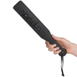 Obaie Imitert Lær Logo Paddle 9 Obaie Imitert Lær Logo Paddle -Onaniprodukter butikk 25839 obaie faux leather logo paddle 50 hand q100