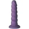 Baseks Swirly Lilla Silikondildo 17,5 Cm -Onaniprodukter butikk 25845 baseks jellies large realistic suction cup dildo 19 cm 01 product q100