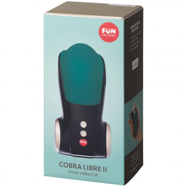 Fun Factory Cobra Libre II Blå Penis Vibrator 8 Fun Factory Cobra Libre II Blå Penis Vibrator - Bilde 6