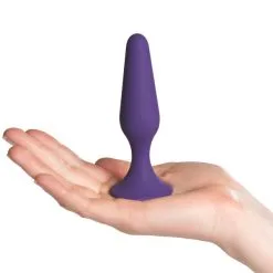 Sinful Passion Purple Slim Butt Plug Small -Onaniprodukter butikk 25936 sinful passion purple slim butt plug small 50 hand q100
