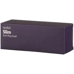 Sinful Passion Purple Slim Butt Plug Small -Onaniprodukter butikk 25936 sinful passion purple slim butt plug small 90 pack q100