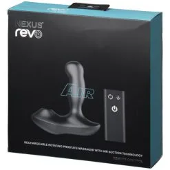 Nexus Revo Air Prostatavibrator Med Lufttrykksteknologi -Onaniprodukter butikk 25972 nexus revo air prostate massager with suction 90 pack q100