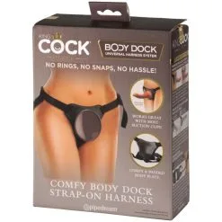King Cock Elite Comfy Body Dock Strap-On Sele -Onaniprodukter butikk 25987 king cock elite comfy body dock strap on harness 90 pack q100