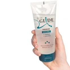 Just Glide Premium Original Medical Lubricant 200 Ml 6 Just Glide Premium Original Medical Lubricant 200 Ml -Onaniprodukter butikk 25992 just glide premium original water based lube with hyaluronic acid 200 ml 50 hand q100