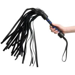 Zado Skinn Flogger 70 Cm -Onaniprodukter butikk 26019 zado leather flogger 70 cm 50 hand q100