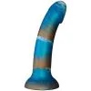 Baseks Copper Blue Silikondildo 18 Cm -Onaniprodukter butikk 26366 baseks copper blue silicone dildo 01 product q100 1
