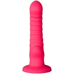 Baseks Ribbed Stimulation Silikondildo 17 Cm -Onaniprodukter butikk 26368 baseks ribbed stimulation silicone dildo 03 product q100