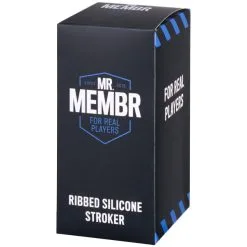 MR.MEMBR Rillet Silikon Stroker -Onaniprodukter butikk 26376 mr membr ribbed silicone stroker 90 pack q100