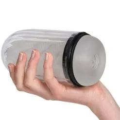 Sinful Spiral Gjennomsiktig Masturbator For Menn -Onaniprodukter butikk 26629 sinful spiral male masturbator clear 50 hand q100