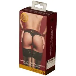 Ouch! Håndjern Med Kobling 11 Ouch! Håndjern Med Kobling -Onaniprodukter butikk 26802 ouch handcuff 01 package q100