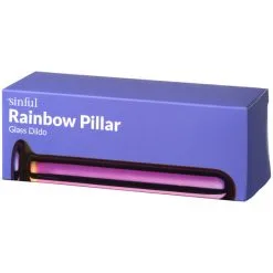 Sinful Rainbow Pillar Glassdildo 15,5 Cm -Onaniprodukter butikk 26835 sinful rainbow pillar glass dildo 15 5 cm 90 pack q100