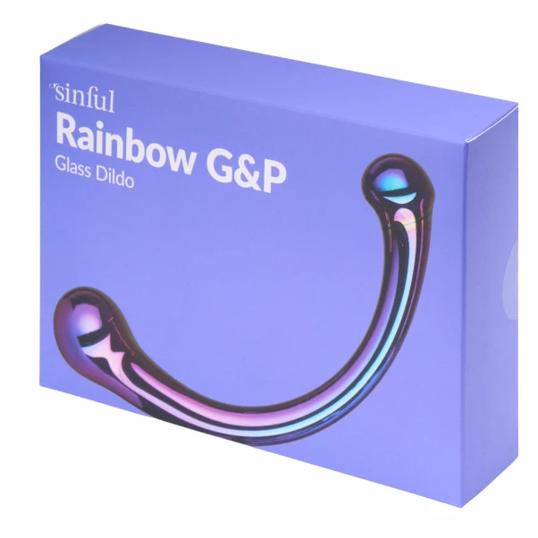 Sinful Rainbow G&P Glassdildo 17 Cm 6 Sinful Rainbow G&P Glassdildo 17 Cm - Bilde 4