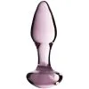 Sinful Rose Glass Analplugg -Onaniprodukter butikk 26838 sinful rose glass butt plug 01 product q100 1