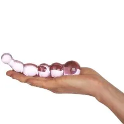 Sinful Rose Groove Glassdildo 17.5 Cm -Onaniprodukter butikk 26839 sinful rose groove glass dildo 50 hand q100