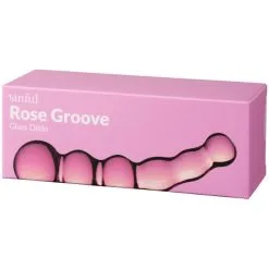 Sinful Rose Groove Glassdildo 17.5 Cm -Onaniprodukter butikk 26839 sinful rose groove glass dildo 90 pack q100
