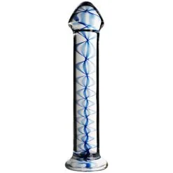 Syndig Swirly Glassdildo -Onaniprodukter butikk 26840 sinful swirly glass dildo 02 product q100