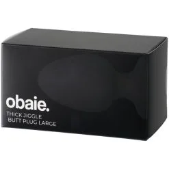 Obaie Thick Jiggle Stor Analplugg -Onaniprodukter butikk 27019 obaie thick jiggle butt plug large 90 pack q100
