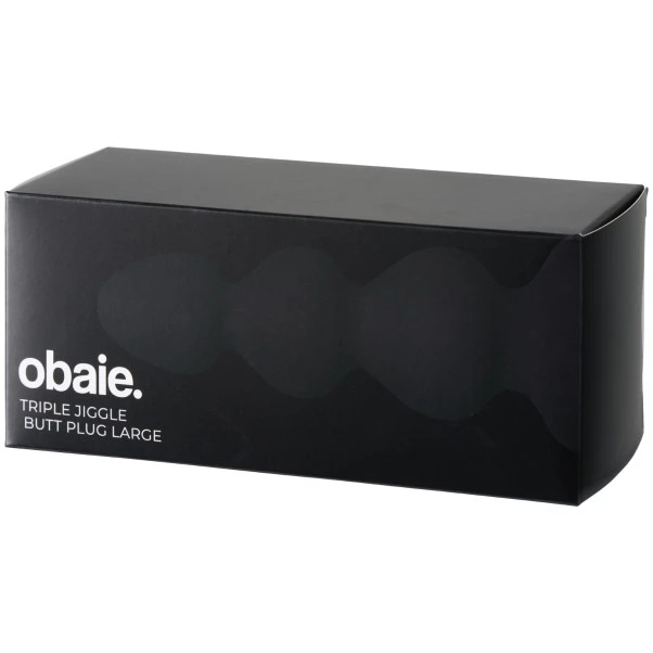 Obaie Triple Jiggle Stor Analplugg 6 Obaie Triple Jiggle Stor Analplugg - Bilde 4