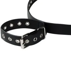 Obaie Imitert Lær Håndledds- Og Lårmansjetter 11 Obaie Imitert Lær Håndledds- Og Lårmansjetter -Onaniprodukter butikk 27028 obaie faux leather thigh to cuff restraint set 04 product q100
