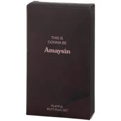 Amaysin Playful Butt Plug Sett 15 Amaysin Playful Butt Plug Sett -Onaniprodukter butikk 27171 amaysin playful butt plug set 90 pack q100