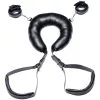 Strict Polstret Lårsele Med Håndleddsmansjetter -Onaniprodukter butikk 27458 strict thigh sling with cuffs 01 product q100