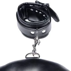 Strict Polstret Lårsele Med Håndleddsmansjetter 9 Strict Polstret Lårsele Med Håndleddsmansjetter -Onaniprodukter butikk 27458 strict thigh sling with cuffs 03 product q100