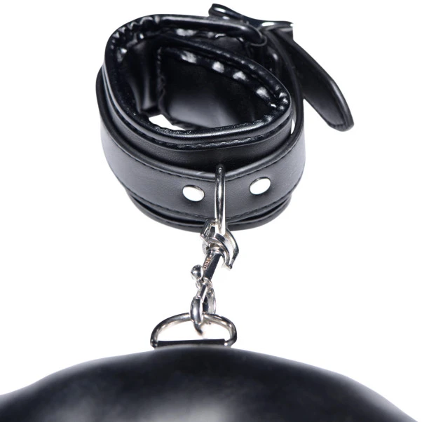 Strict Polstret Lårsele Med Håndleddsmansjetter 5 Strict Polstret Lårsele Med Håndleddsmansjetter - Bilde 3