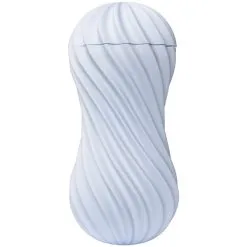 TENGA Flex Bubbly Blue Masturbator -Onaniprodukter butikk 27707 tenga flex bubbly blue masturbation sleeve 06 product q100