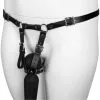 Obaie Sele Til Massasjestav I Imitert Skinn -Onaniprodukter butikk 27724 obaie faux leather magic wand harness 01 product q100