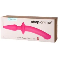 Strap-on-me Switch Plug-in Fuchsia Dildo S -Onaniprodukter butikk 28222 strap on me switch plug in dildo s 90 pack q100